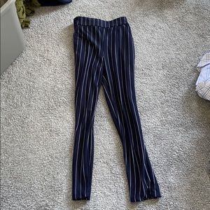 Forever 21 striped dress pants